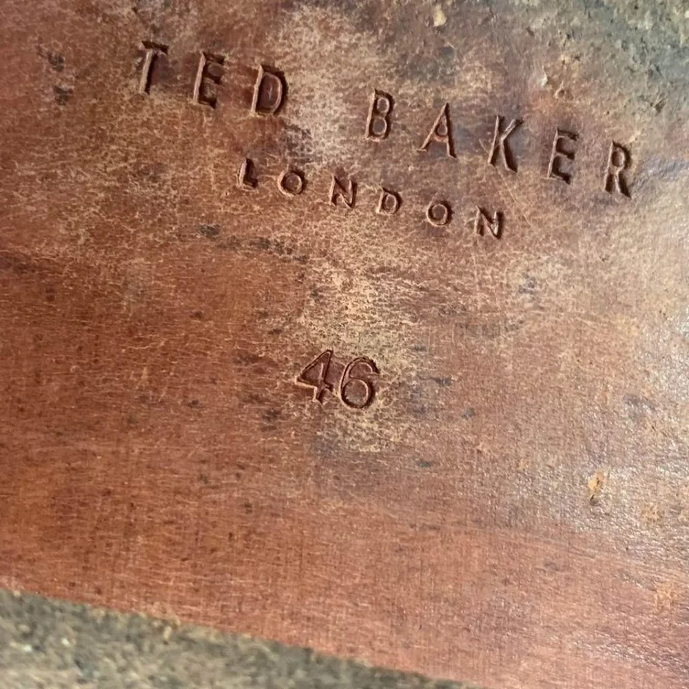 Ted Baker Rogrr 2 Brown Leather Cap Toe Oxfords Dress Shoes Men’s Size 13 (46)_9